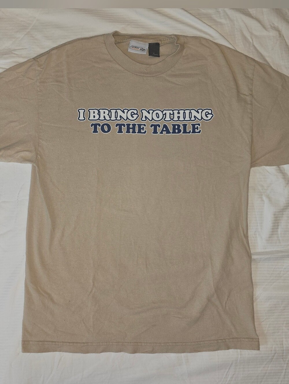 urban pipeline Vintage Y2K / 2000s Novelty Tan Graphic Short Sleeve Tee